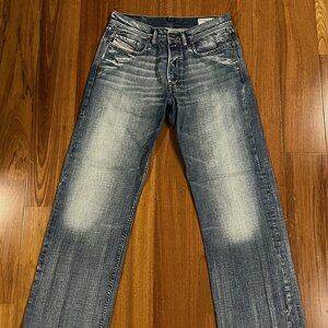 Men's Diesel Distressed Jeans - KURATT - 32x32